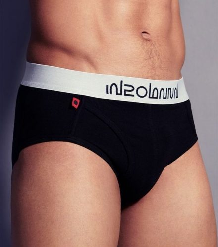 Gents bamboo underwear Taishi black